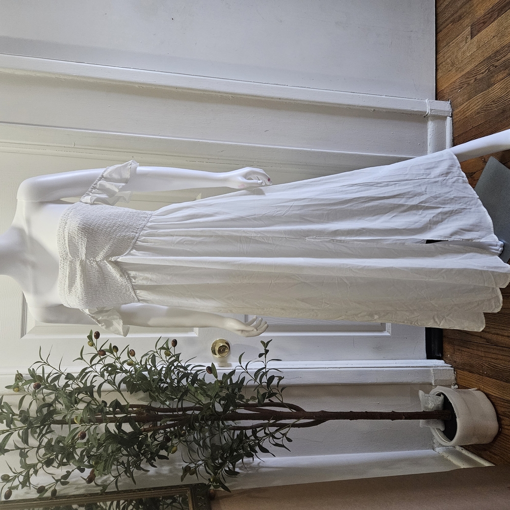 Elegant White Off-Shoulder Dress